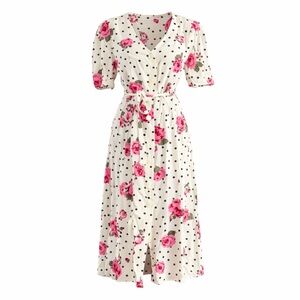 NWT LPA Bambina Dress in Dotty Rose Sz S